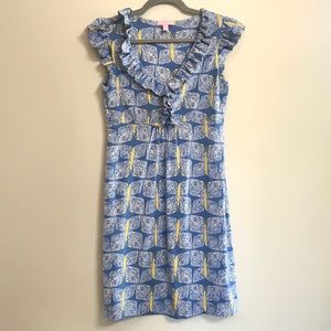 Lilly Pulitzer Clare Silk Jersey Knit Dress